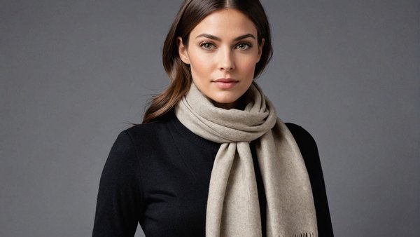 Découvrez l'élégance avec notre écharpe en cachemire artisanale